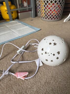 Target White Star Night Light Projector for Kids